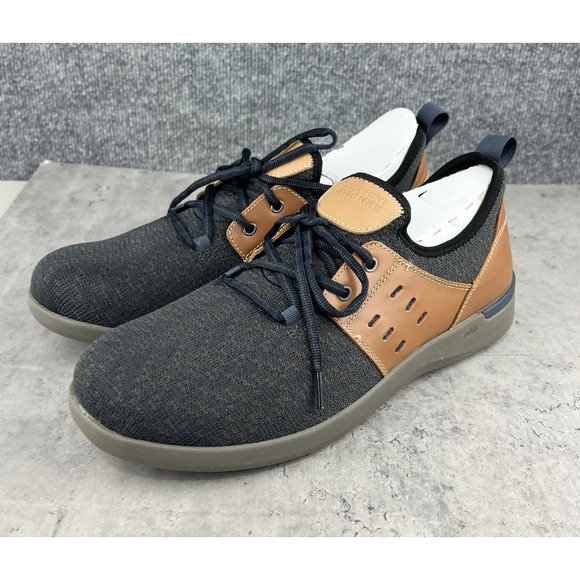 Rockport Shoes - Rockport Works Mens Truflex 11.5 Composite Toe Work Shoes Leather Slip Resistant